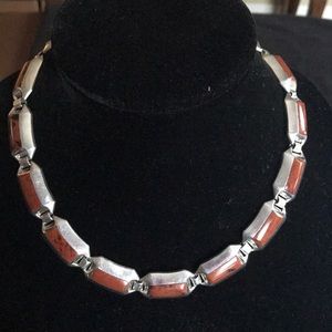 Solid SS Mahogany Obsidian Necklace